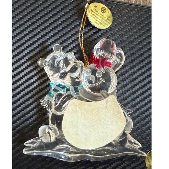 Bradford Editions Disney Winnie The Pooh Tigger 4 Crystal Clear Ornaments 2004 - Picture 5 of 14